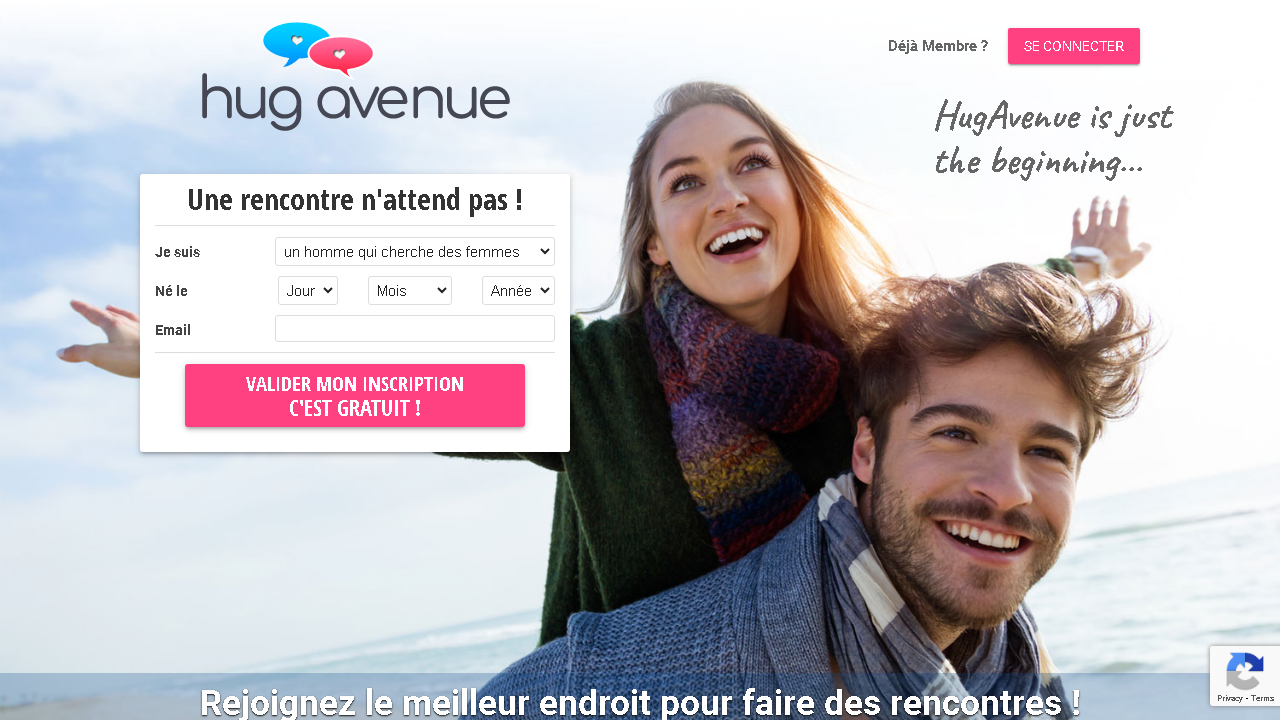 Capture d'écran de http://www.hugavenue.com